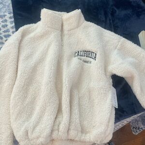 California Sherpa Cropped Jacket